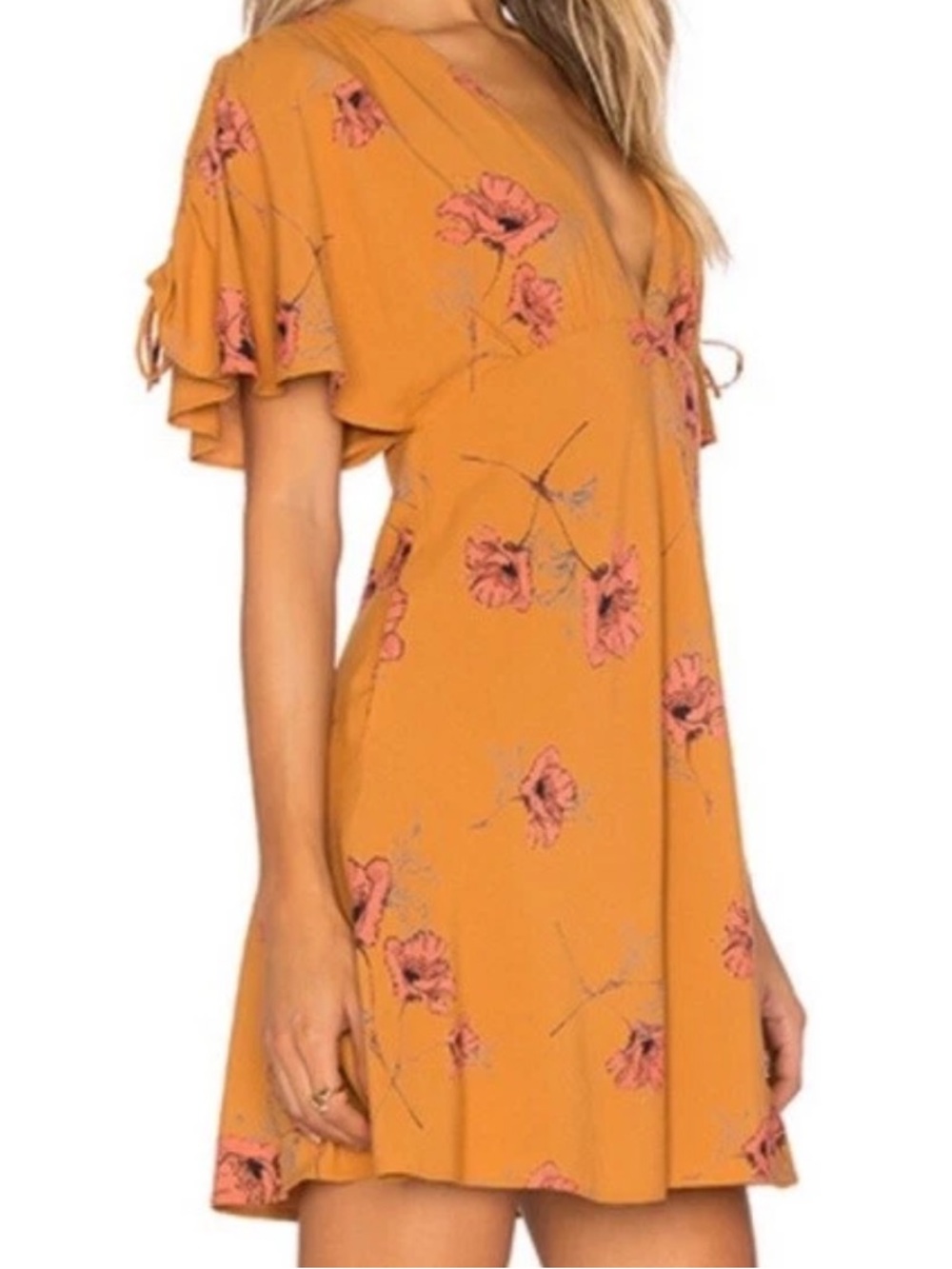 Free People Drapey Melanie Printed Dress